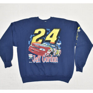 Competitors View Chase Men Cotton Blue Size XL Nascar Jeff Gordon #24 1998 VTG